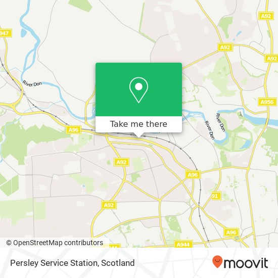 Persley Service Station map