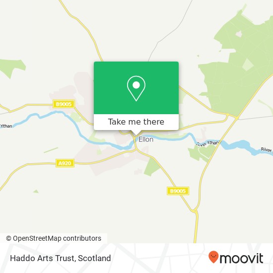 Haddo Arts Trust map