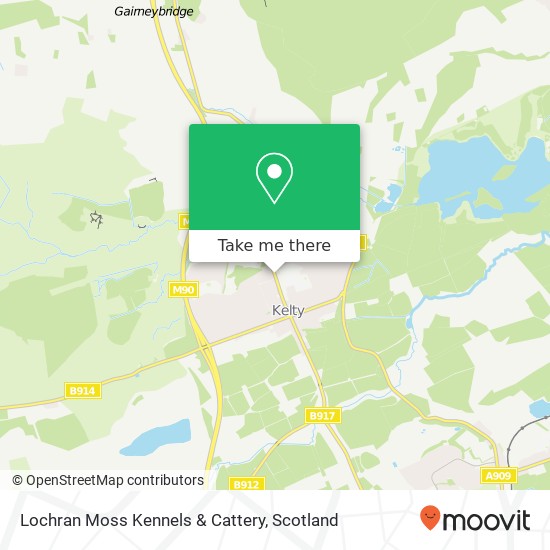 Lochran Moss Kennels & Cattery map