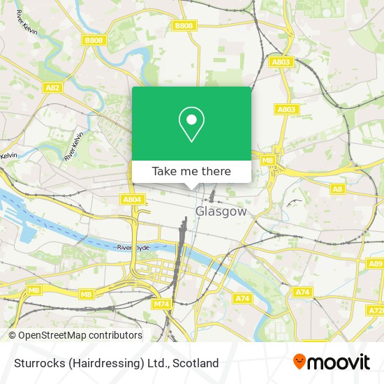 Sturrocks (Hairdressing) Ltd. map