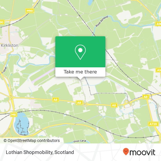 Lothian Shopmobility map