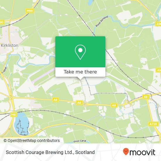 Scottish Courage Brewing Ltd. map