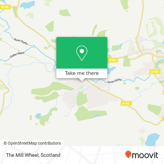 The Mill Wheel map