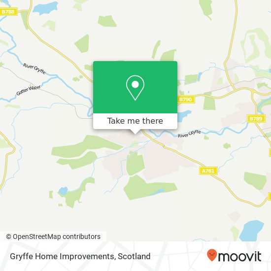 Gryffe Home Improvements map