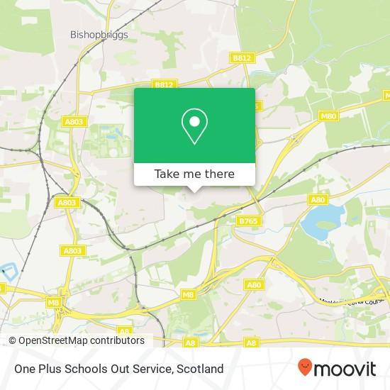 One Plus Schools Out Service map