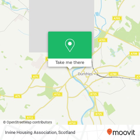 Irvine Housing Association map