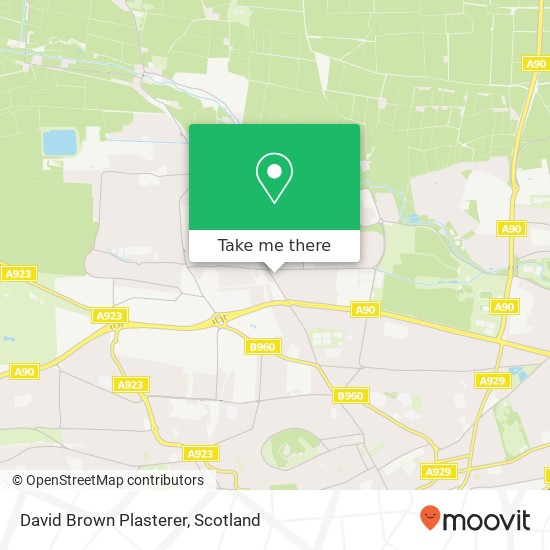 David Brown Plasterer map