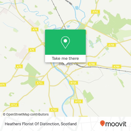 Heathers Florist Of Distinction map