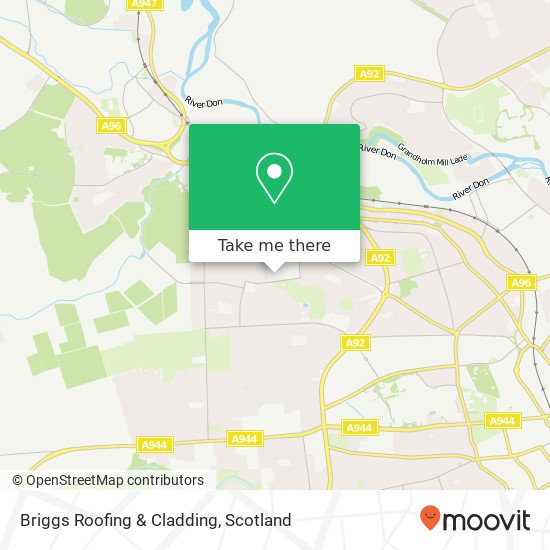 Briggs Roofing & Cladding map
