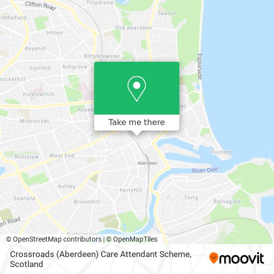 Crossroads (Aberdeen) Care Attendant Scheme map