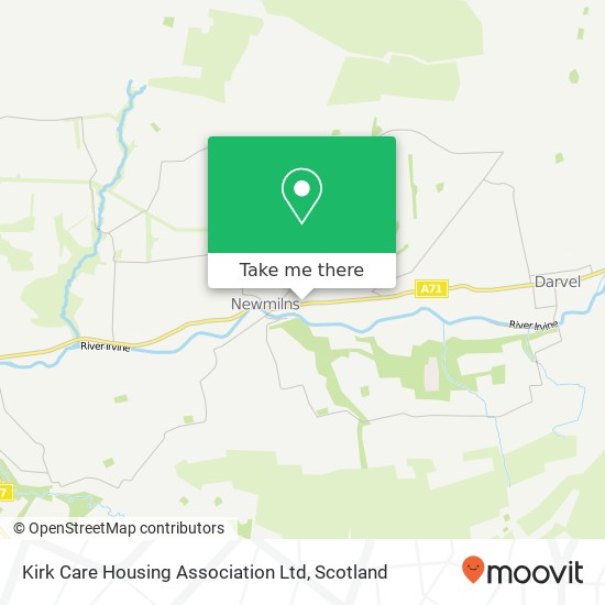 Kirk Care Housing Association Ltd map