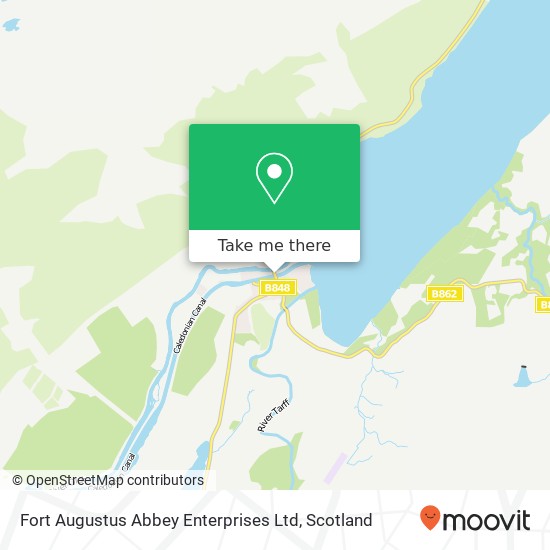 Fort Augustus Abbey Enterprises Ltd map