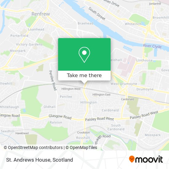 St. Andrews House map