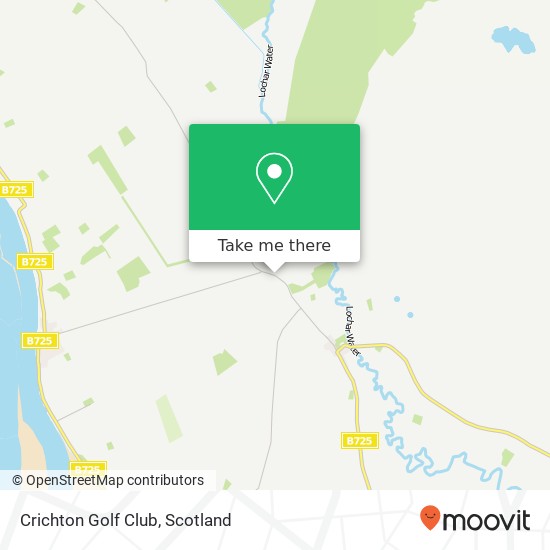 Crichton Golf Club map