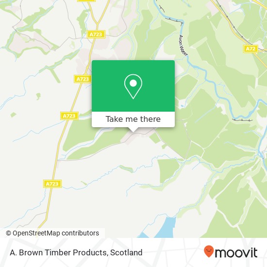 A. Brown Timber Products map