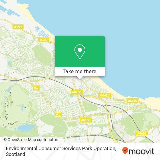 Environmental Consumer Services Park Operation map