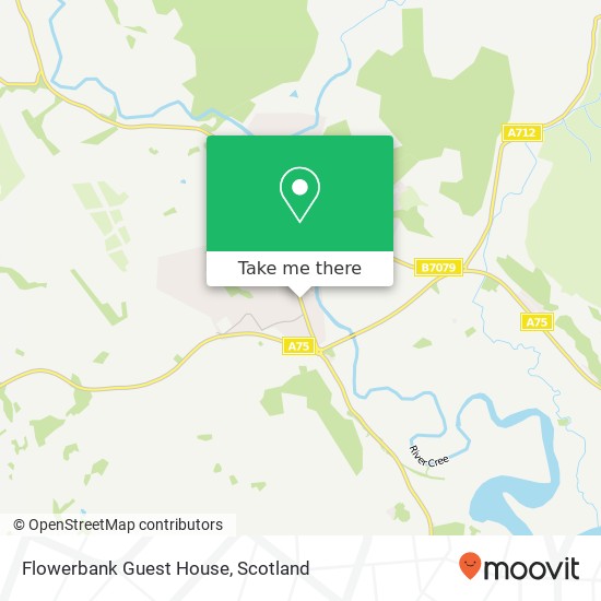 Flowerbank Guest House map