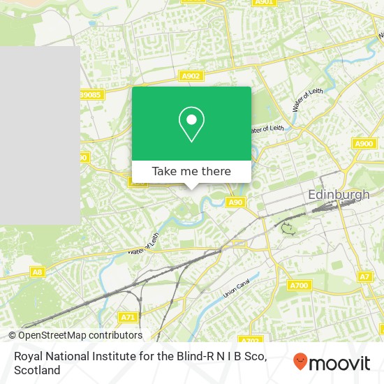 Royal National Institute for the Blind-R N I B Sco map