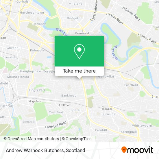 Andrew Warnock Butchers map