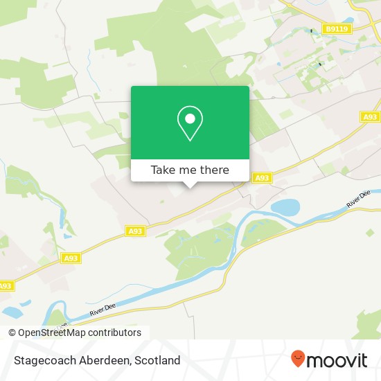 Stagecoach Aberdeen map