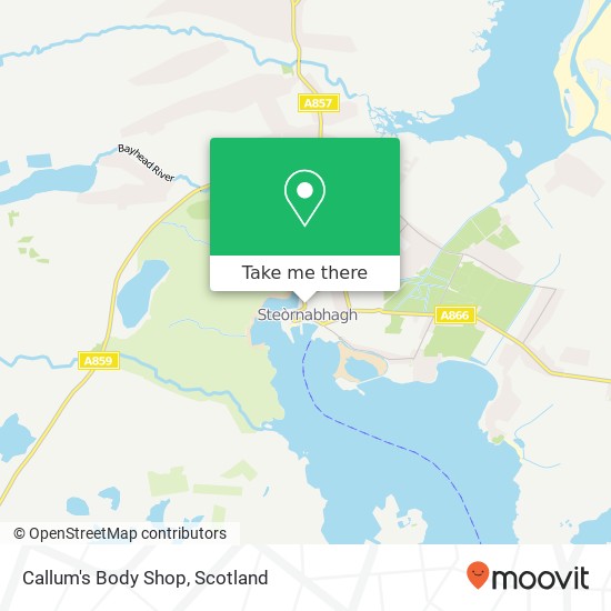 Callum's Body Shop map