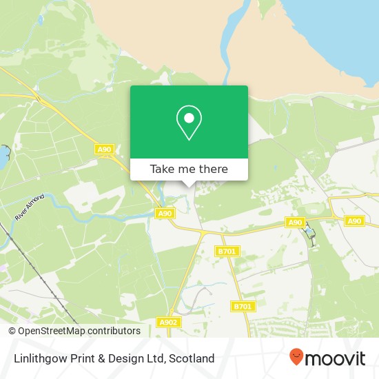 Linlithgow Print & Design Ltd map