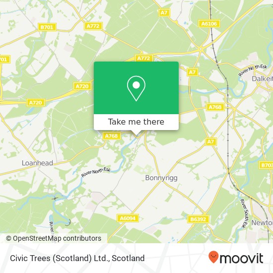 Civic Trees (Scotland) Ltd. map