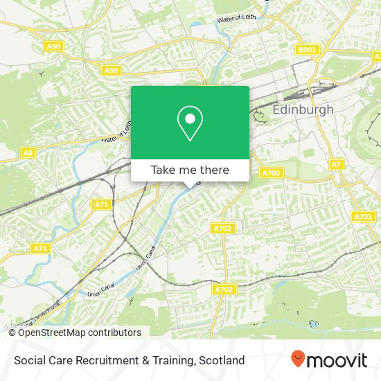 Social Care Recruitment & Training map
