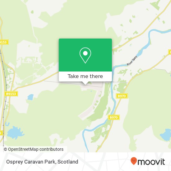 Osprey Caravan Park map