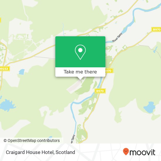 Craigard House Hotel map