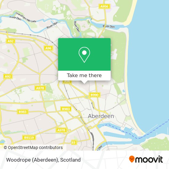 Woodrope (Aberdeen) map