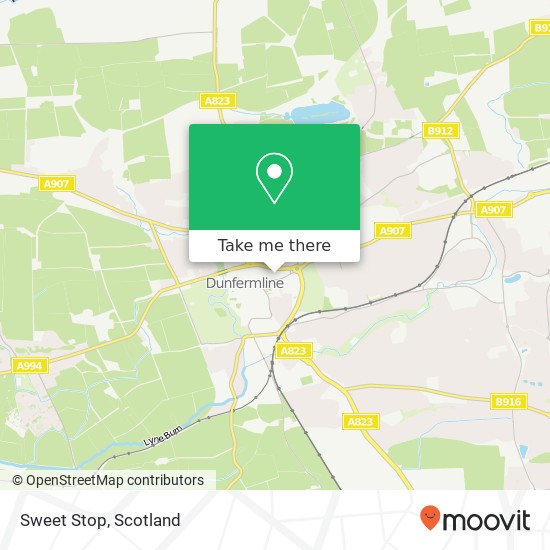 Sweet Stop map
