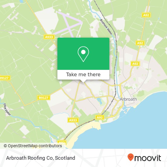 Arbroath Roofing Co map