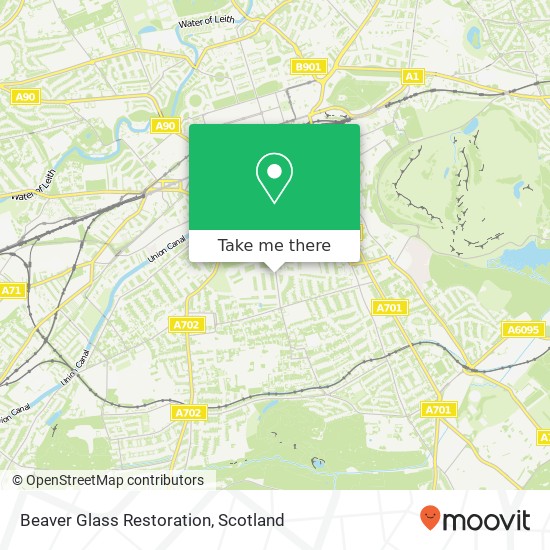 Beaver Glass Restoration map