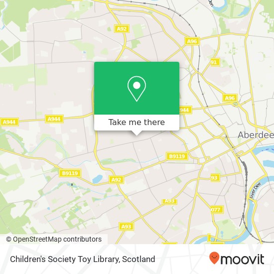 Children's Society Toy Library map