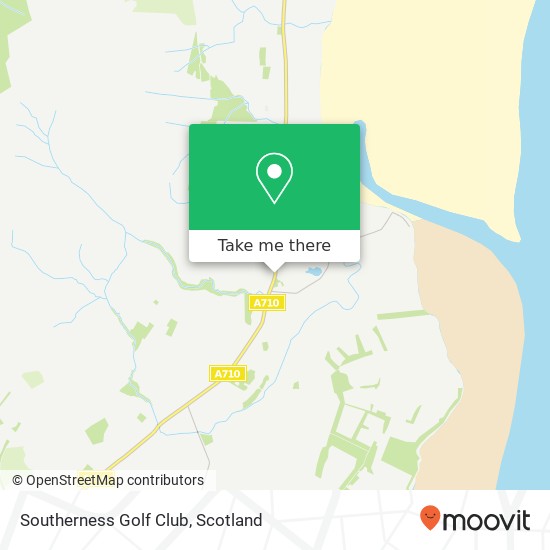 Southerness Golf Club map