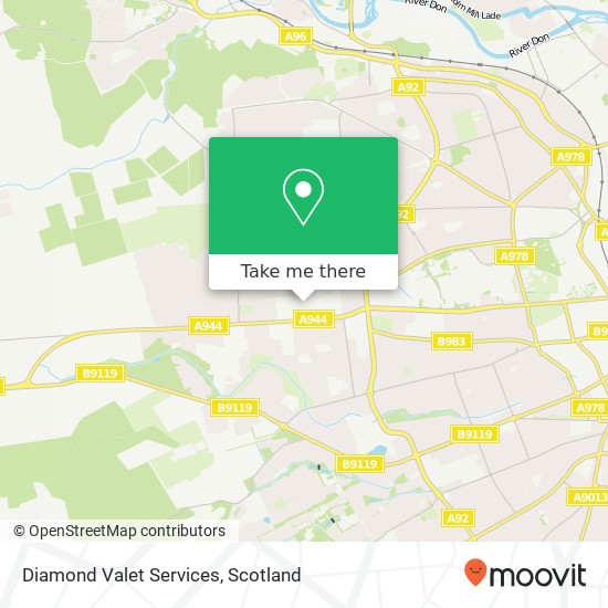 Diamond Valet Services map