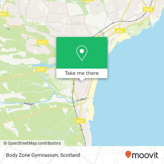 Body Zone Gymnasium map