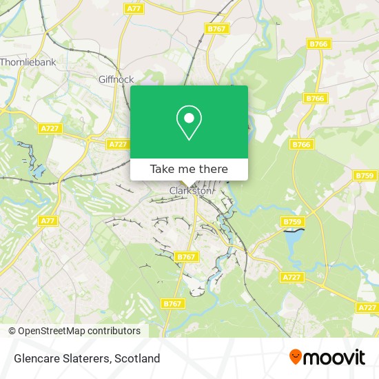 Glencare Slaterers map