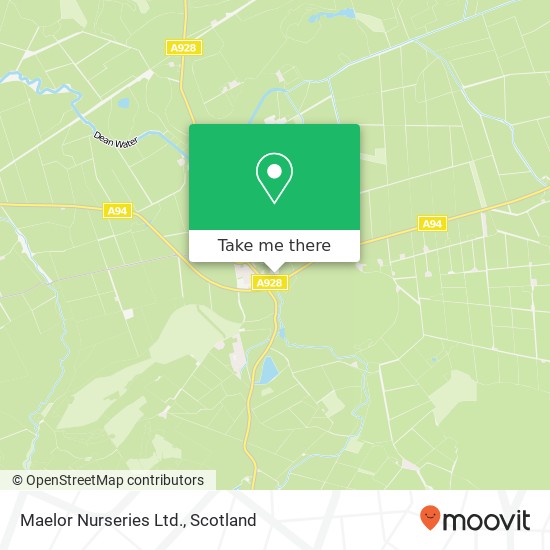 Maelor Nurseries Ltd. map