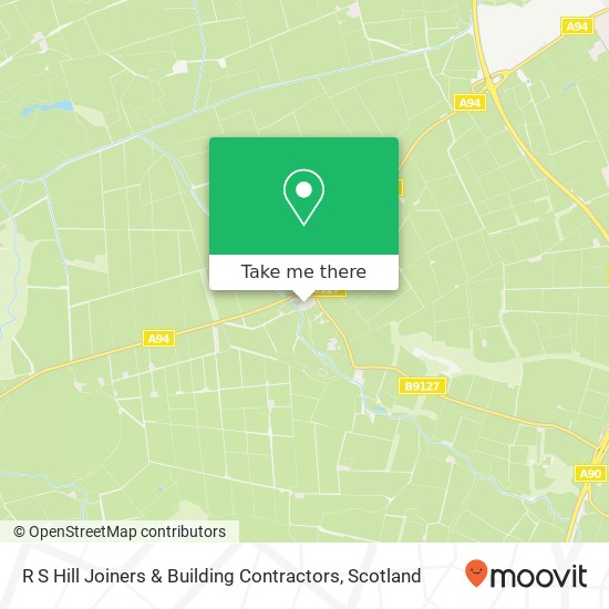 R S Hill Joiners & Building Contractors map