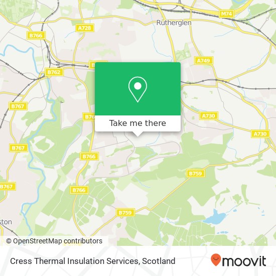 Cress Thermal Insulation Services map