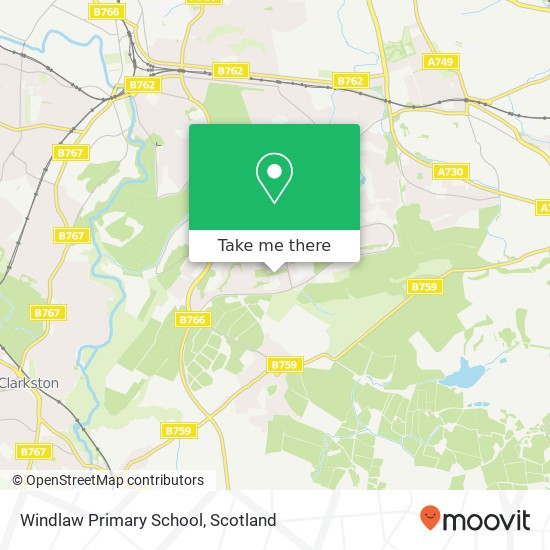 Windlaw Primary School map