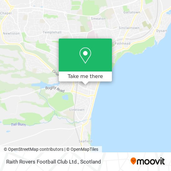 Raith Rovers Football Club Ltd. map