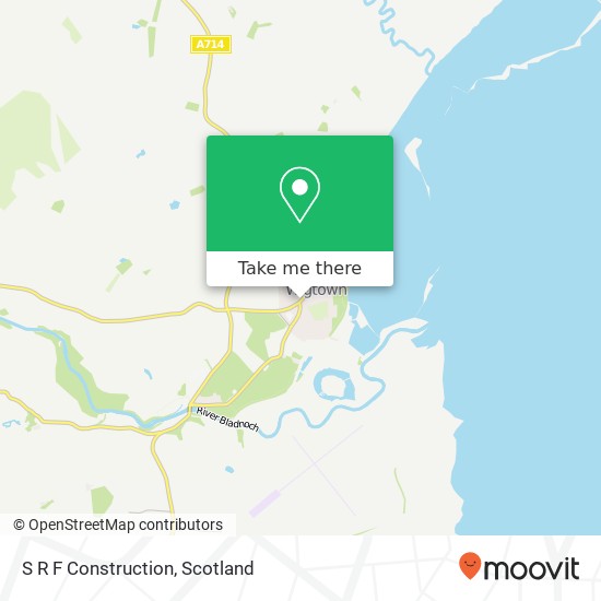 S R F Construction map