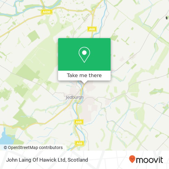 John Laing Of Hawick Ltd map