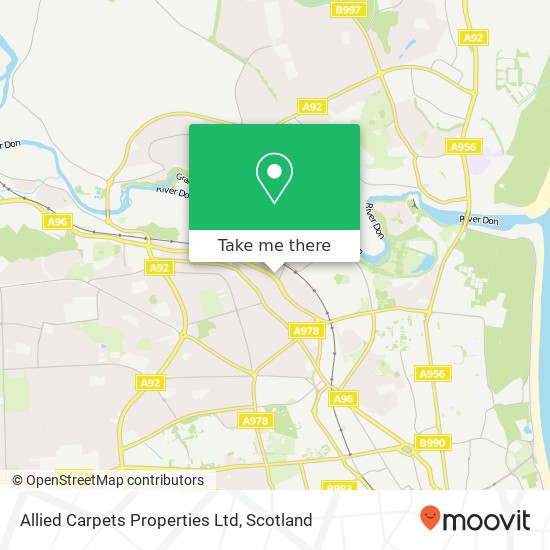 Allied Carpets Properties Ltd map