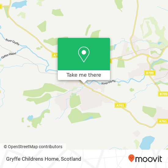 Gryffe Childrens Home map