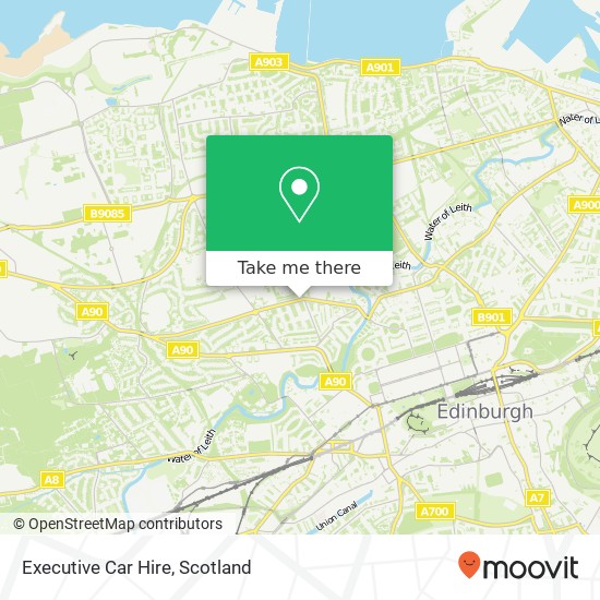 Executive Car Hire map