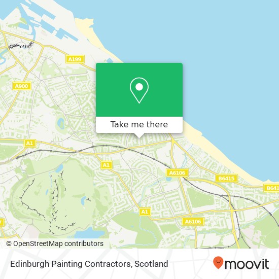 Edinburgh Painting Contractors map